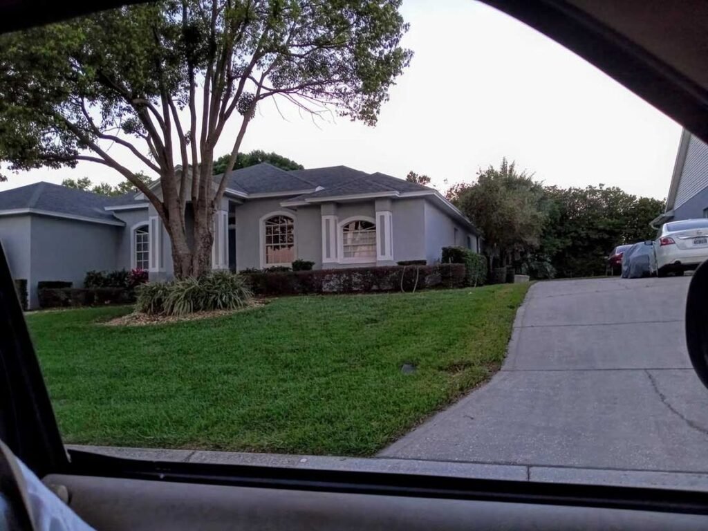 fully painted house