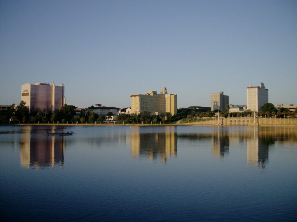 skyline view of lakeland florida